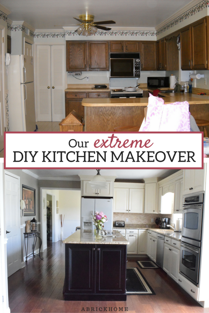 Our Extreme DIY Kitchen Makeover • A Brick Home